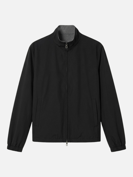 Zip-Up Jacket – Stand Collar & Elastic Cuffs