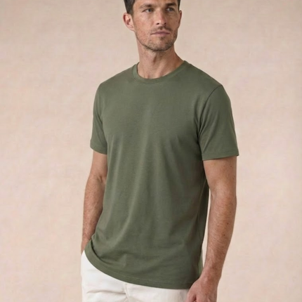 Men’s Basic T-Shirt – Crew Neck & Short Sleeve