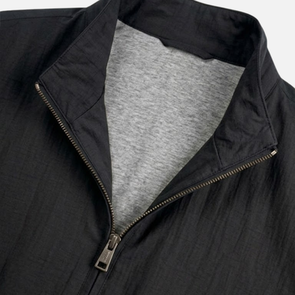 Zip-Up Jacket – Stand Collar & Elastic Cuffs