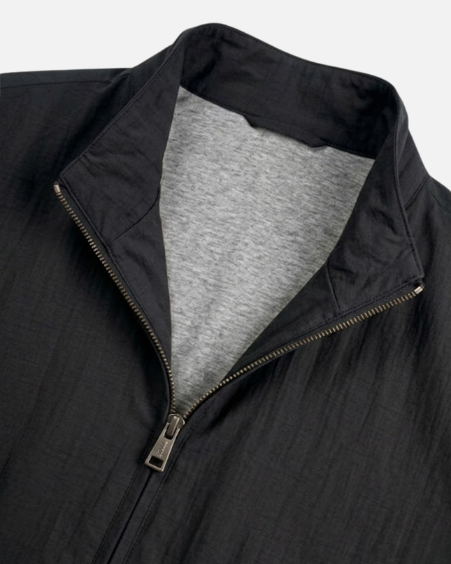 Zip-Up Jacket – Stand Collar & Elastic Cuffs