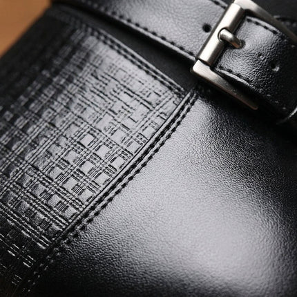 Men’s Textured Strap Loafers