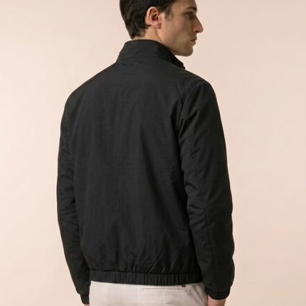 Zip-Up Jacket – Stand Collar & Elastic Cuffs