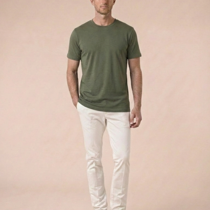 Men’s Basic T-Shirt – Crew Neck & Short Sleeve