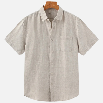 Men’s Short Sleeve Shirt – Button-Up & Chest Pocket
