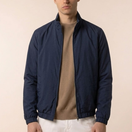 Zip-Up Jacket – Stand Collar & Elastic Cuffs