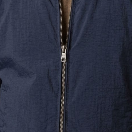 Zip-Up Jacket – Stand Collar & Elastic Cuffs
