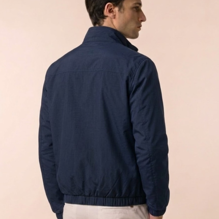 Zip-Up Jacket – Stand Collar & Elastic Cuffs
