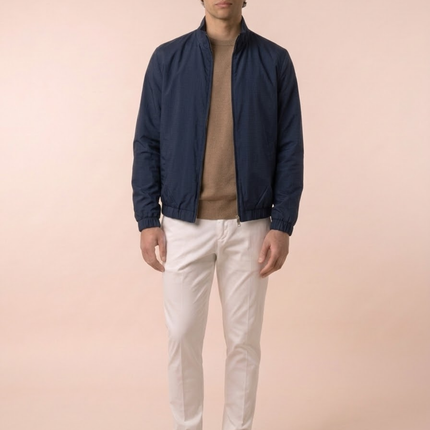 Zip-Up Jacket – Stand Collar & Elastic Cuffs