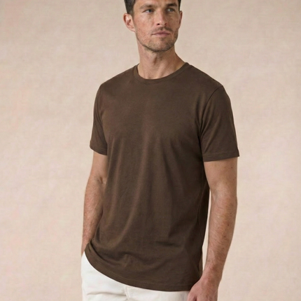 Men’s Basic T-Shirt – Crew Neck & Short Sleeve