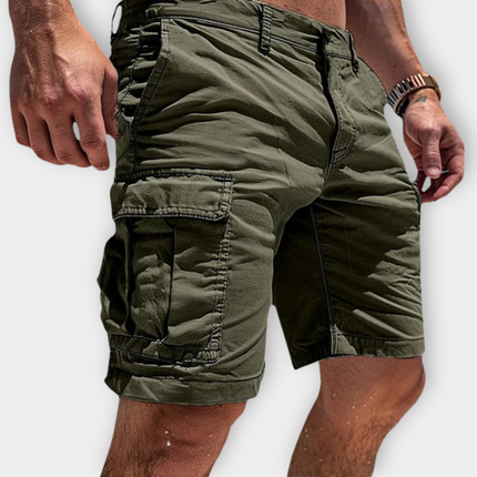 Men’s Cargo Shorts with Flap Pockets
