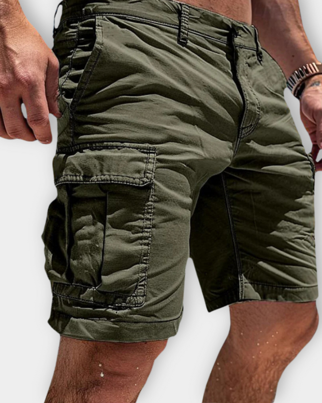 Men’s Cargo Shorts with Flap Pockets
