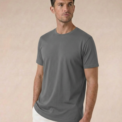 Men’s Basic T-Shirt – Crew Neck & Short Sleeve