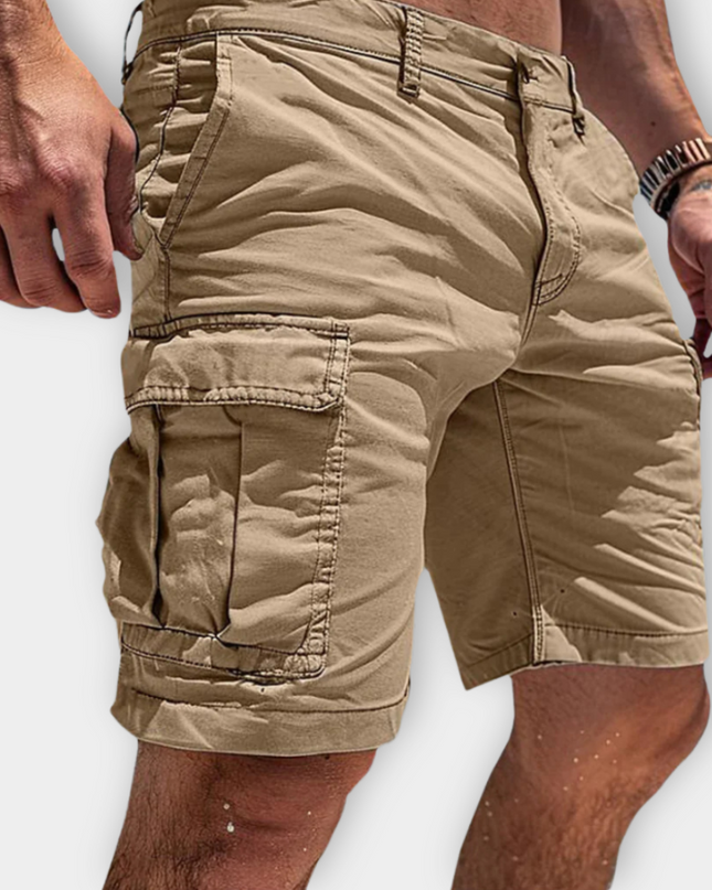 Men’s Cargo Shorts with Flap Pockets