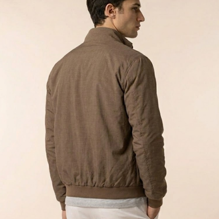 Zip-Up Jacket – Stand Collar & Elastic Cuffs