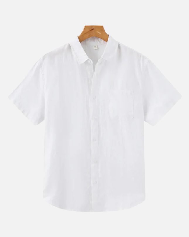 Men’s Short Sleeve Shirt – Button-Up & Chest Pocket