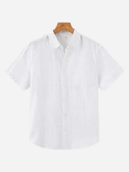 Men’s Short Sleeve Shirt – Button-Up & Chest Pocket