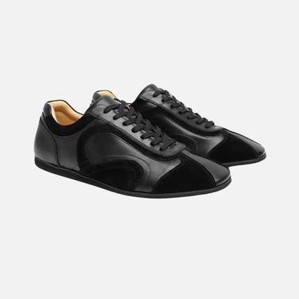 Men’s Low-Top Sneakers – Lace-Up Shoes with Contrast Panels