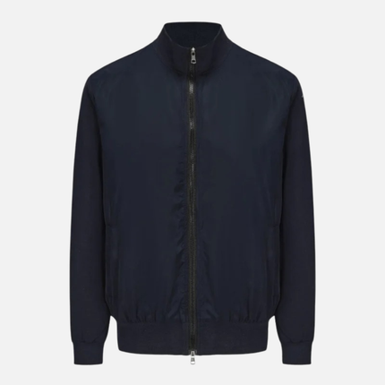Men’s Zip-Up Jacket – Stand Collar & Long Sleeve