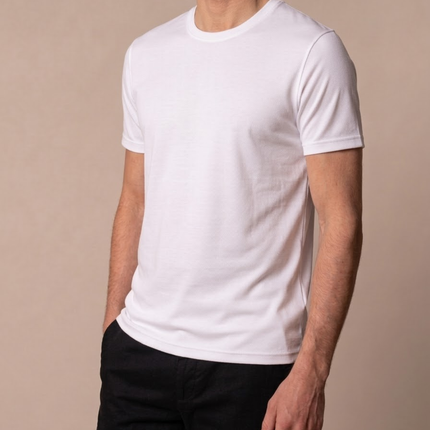 Men’s Daily Basic T-Shirt – Crew Neck & Short Sleeve