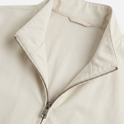Zip-Up Jacket – Stand Collar & Elastic Cuffs