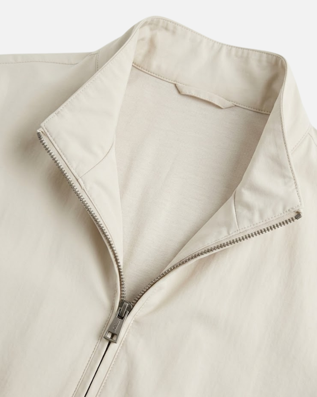 Zip-Up Jacket – Stand Collar & Elastic Cuffs