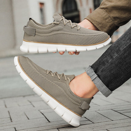 Men’s Knit Lace-Up Flex Sneakers