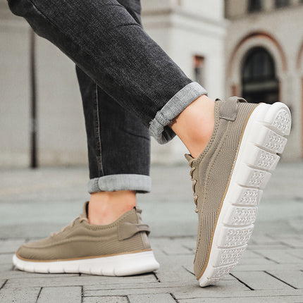 Men’s Knit Lace-Up Flex Sneakers