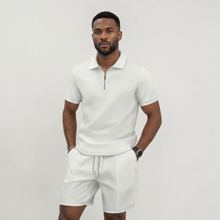 Men’s Riviera Zip Polo Set