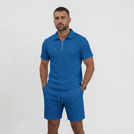 Men’s Riviera Zip Polo Set