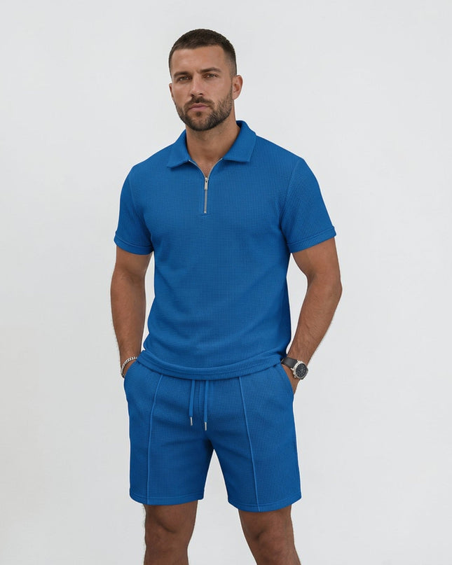 Men’s Riviera Zip Polo Set