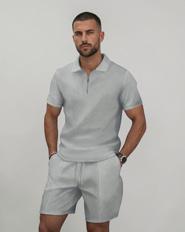 Men’s Riviera Zip Polo Set