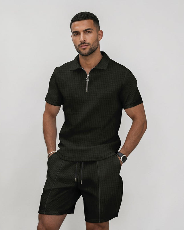 Men’s Riviera Zip Polo Set