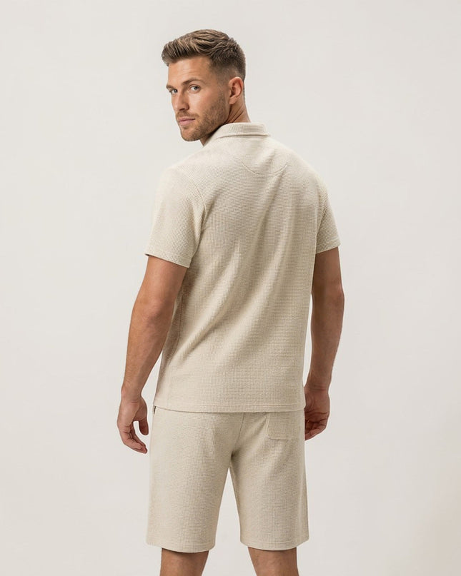Men’s Riviera Zip Polo Set