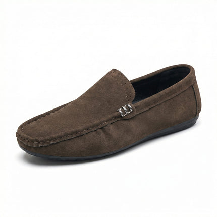 Loafers – Side Hardware Detail & Visible Stitching