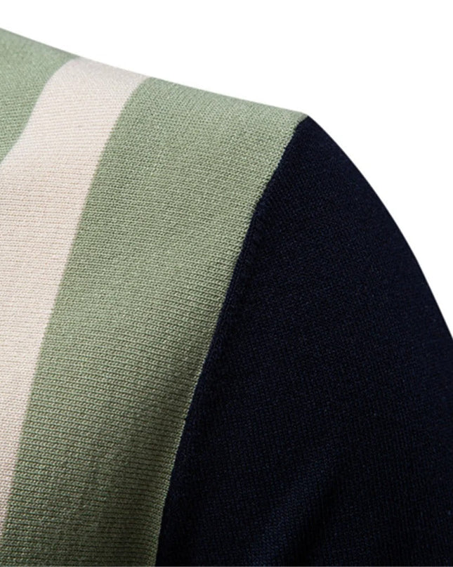 Men Minimalist Panel Polo