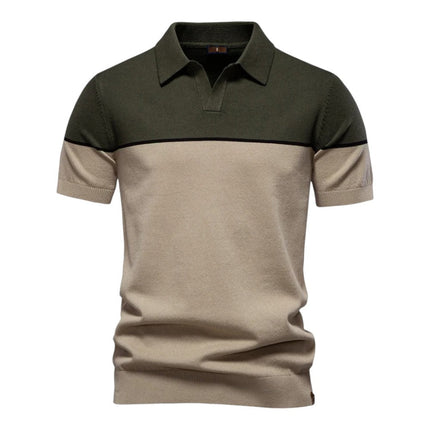 Men Two Tone Polo