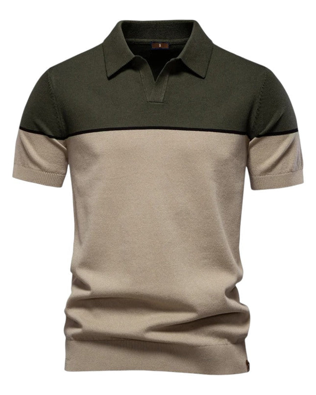 Men Two Tone Polo