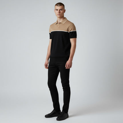 Men Two Tone Polo