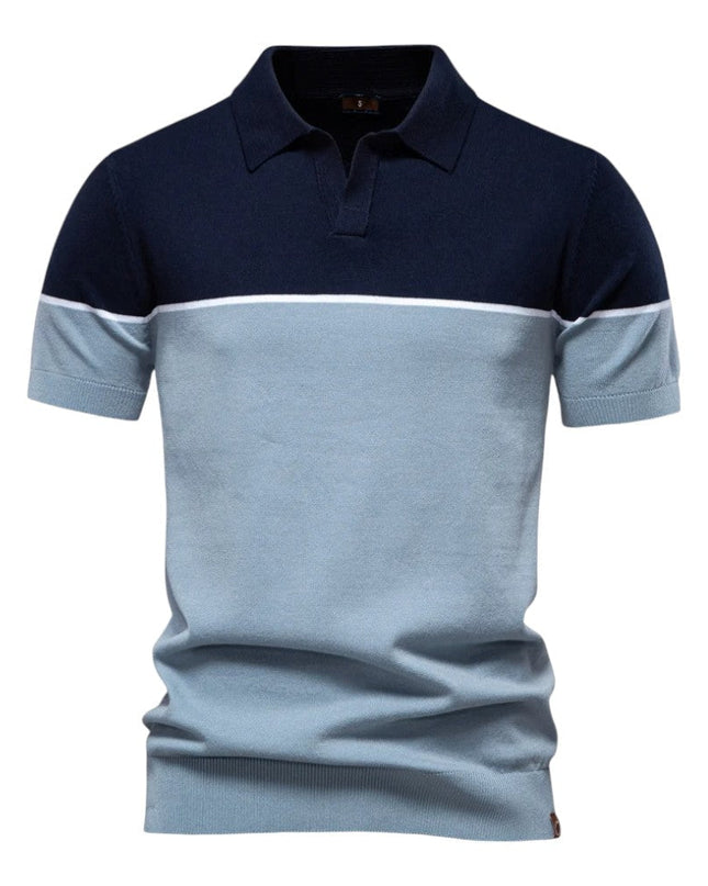 Men Two Tone Polo