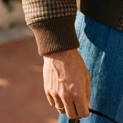 Men’s Checked Bomber Jacket