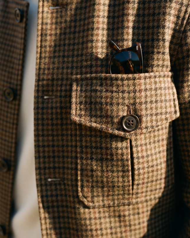 Men’s Checked Bomber Jacket