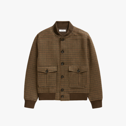 Men’s Checked Bomber Jacket
