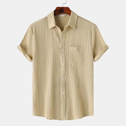 Men’s Short Sleeve Button Shirt