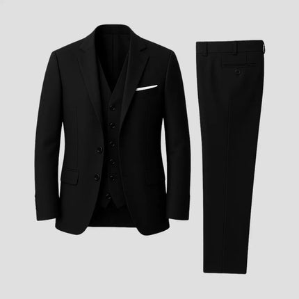 Adrian | Tailored Slim Fit Three-Piece Suit for Weddings