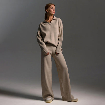 Elise | Women's Knit Two Piece Lounge Set