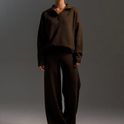 Elise | Women's Knit Two Piece Lounge Set
