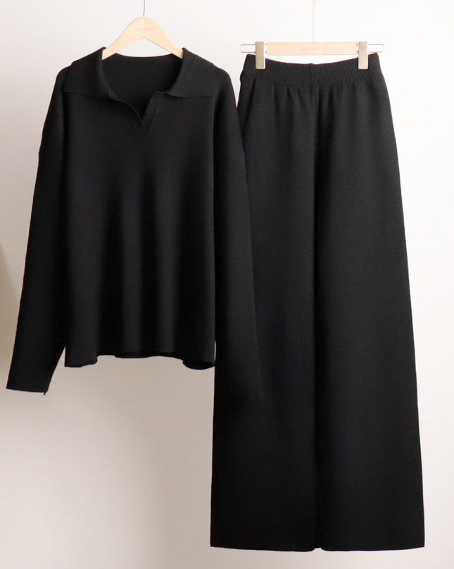 Elise | Women's Knit Two Piece Lounge Set