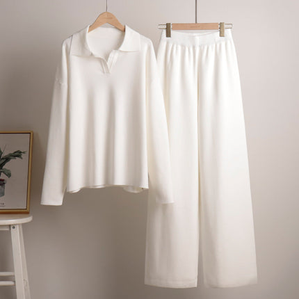 Elise | Women's Knit Two Piece Lounge Set