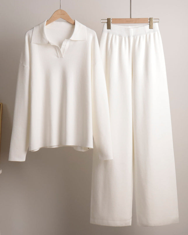 Elise | Women's Knit Two Piece Lounge Set