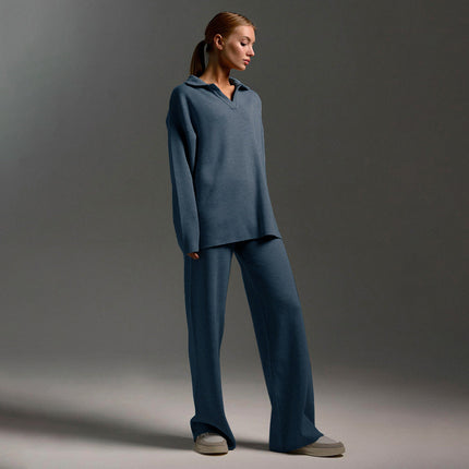 Elise | Women's Knit Two Piece Lounge Set